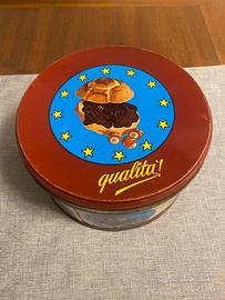 Scatola di Latta Vintage Eurocream - 12 Stelle