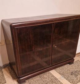 credenza in radica di noce 