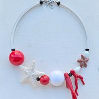 Collana Artigianale Design pezzo unico tema Mare 