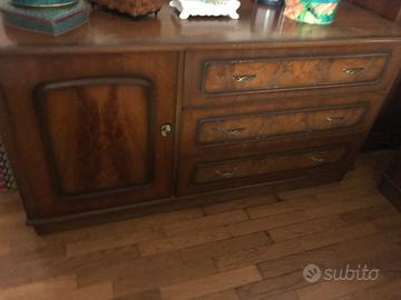 Matrimoniale completa legno e radica PERFETTA