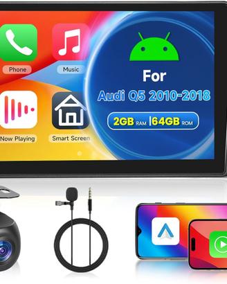 Autoradio Audi Q5 Doppio 2 Din 9" CarPlay Android