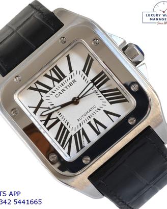 Cartier Santos 100 XL W20073X8 silver dial
