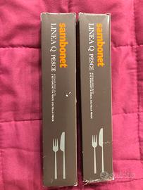 Posate pesce Sambonet linea Q (2 posti tavola)