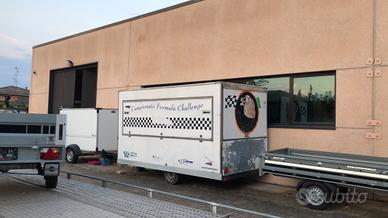 Rimorchio furgonato trasporto formula