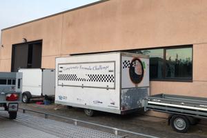 Rimorchio furgonato trasporto formula