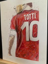 Dipinto originale Francesco Totti