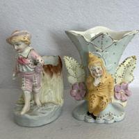 Antiche statuine in porcellana biscuit