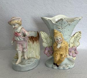 Antiche statuine in porcellana biscuit