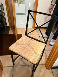 Tavolo in vetro e 5 sedie