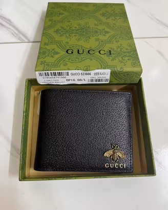 Portafoglio Gucci pelle nera