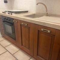 Cucina legno lineare