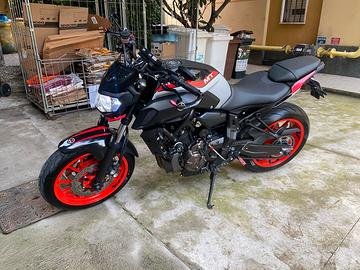 Yamaha Mt-07 2020 depotenziata a libretto