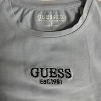 Maglietta crop  Guess bambina vita alta