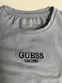 Maglietta crop  Guess bambina vita alta