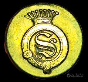 Grande Bottone Livrea Nobiliare Napoli De Gregorio