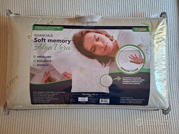 Guanciale Soft Memory con aloe vera