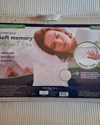 Guanciale Soft Memory con aloe vera