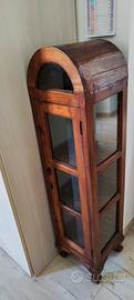 mobile vetrinetta legno vintage