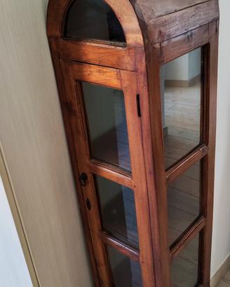 mobile vetrinetta legno vintage