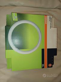 Lampadina al neon circolare