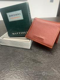 Portamonete uomo vera pelle - mattioli