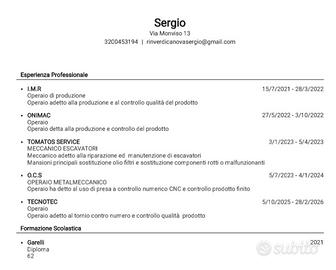 DISPONIBILE IMMEDIATAMENTE 