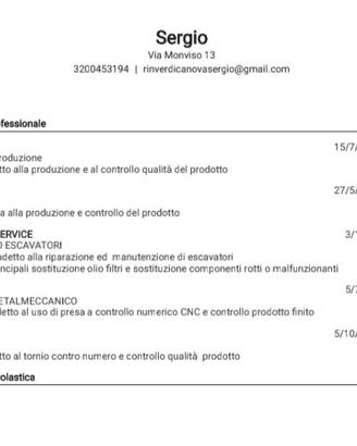 DISPONIBILE IMMEDIATAMENTE 