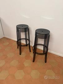 Sgabelli Kartell grigio trasparente scuro