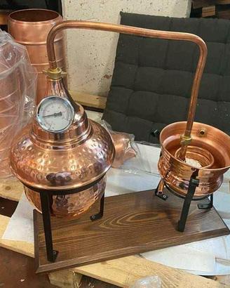 Alambicco da 5 litri a serpentina distillatore new