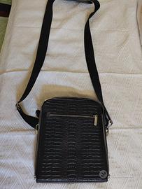 borsello uomo di pelle stampa cocco