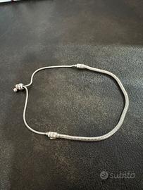Bracciale Pandora argento regolabile