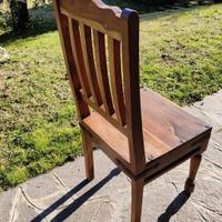 Sedie legno massiccio