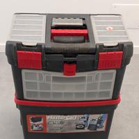 cassetta porta utensili con ruote keter