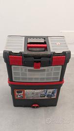 cassetta porta utensili con ruote keter