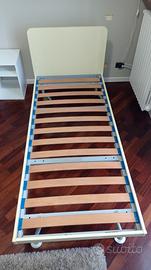 lettini 120x90 con doghe e telaio in ferro