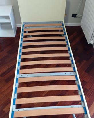 lettini 120x90 con doghe e telaio in ferro