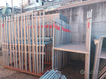 Ponteggio zincato Altrad Securifran,tubi innocenti