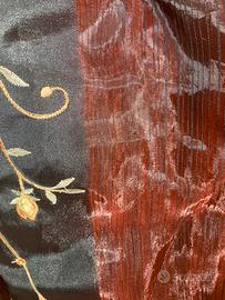 Coppia tende bordeaux e nere