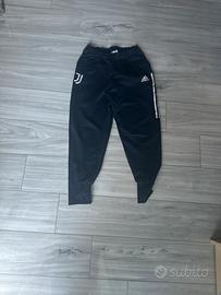 pantalone juventus colore blu scuro e bianco