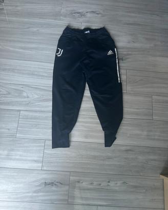 pantalone juventus colore blu scuro e bianco