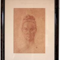 Marco Tagliaro – Ritratto a Sanguigna "Rosalia"