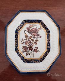 Piattino ceramica toscana decorata a mano