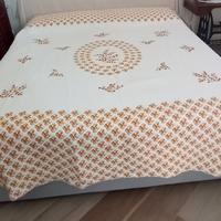 Copriletto matrimoniale cotone vintage 