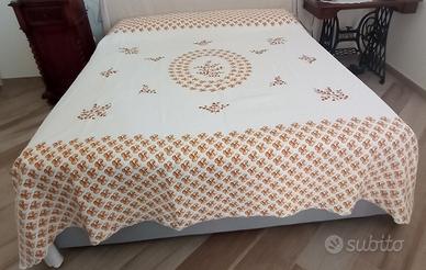 Copriletto matrimoniale cotone vintage 