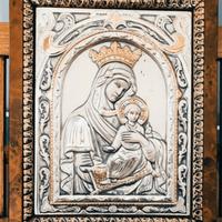 Icona in Argento e Oro