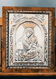 Icona in Argento e Oro