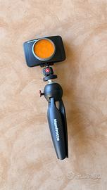 Faro LED + minitrepiede Manfrotto