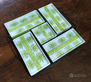 Ceramica Ernestine Salerno servizio cucina vintage