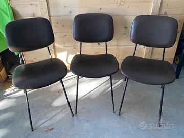 Sedie vintage da ufficio stile OLIVETTI