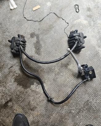 Kit impianto frenante anteriore Kawasaki Z750 2005